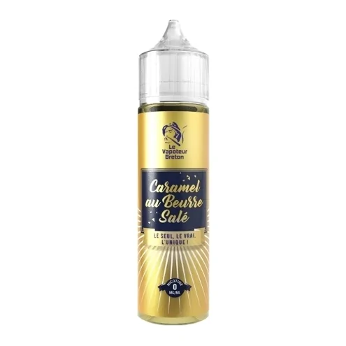 E-liquide Caramel au Beurre Salé 50ml de Le Vapoteur Breton