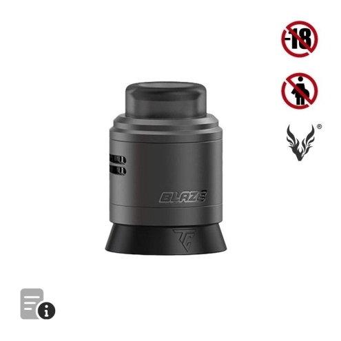 Blaze RDA 24mm Gunmetal de THC x Mike Vapes Blaze RDA 24mm Gunmetal de THC x Mike Vapes