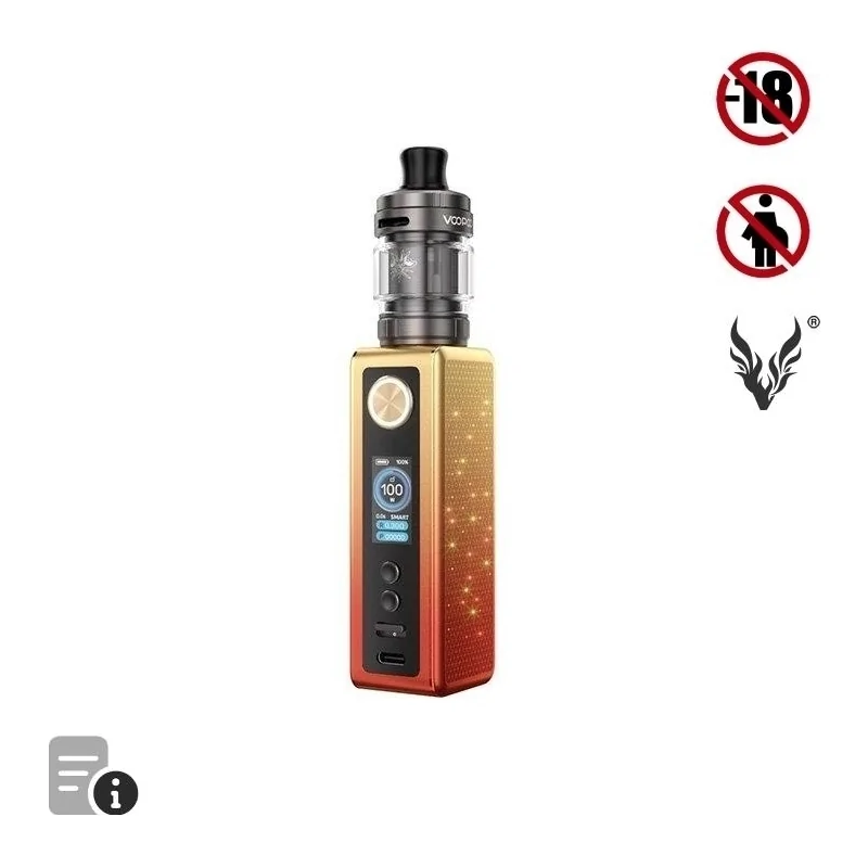 Kit Vinci Spark 100 Orange-Red Gradient de Voopoo