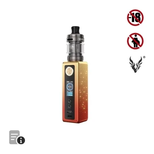 Kit Vinci Spark 100 Orange-Red Gradient de Voopoo Kit Vinci Spark 100 Orange-Red Gradient de Voopoo