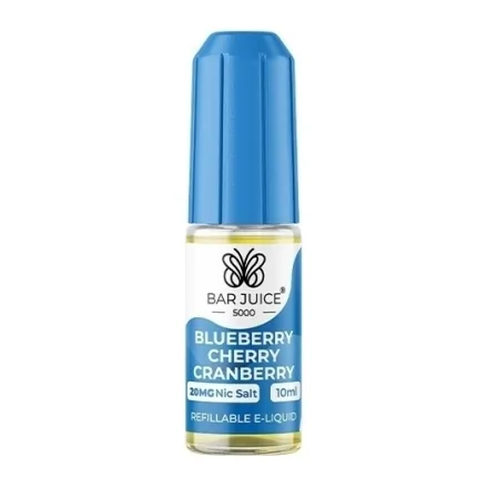 E-liquide Blueberry Cherry Cranberry Sels de Nicotine 10ml de Bar Juice 5000