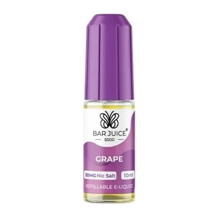 E-liquide Grape Sels de Nicotine 10ml de Bar Juice 5000