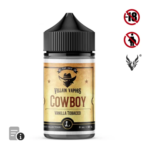 E-liquide Cowboy 50ml de Villain Vapors
