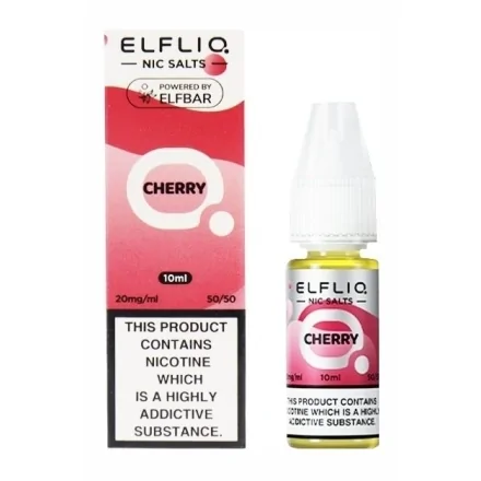 E-liquide Cherry Sels de Nicotine 10ml de ElfLiq par ElfBar