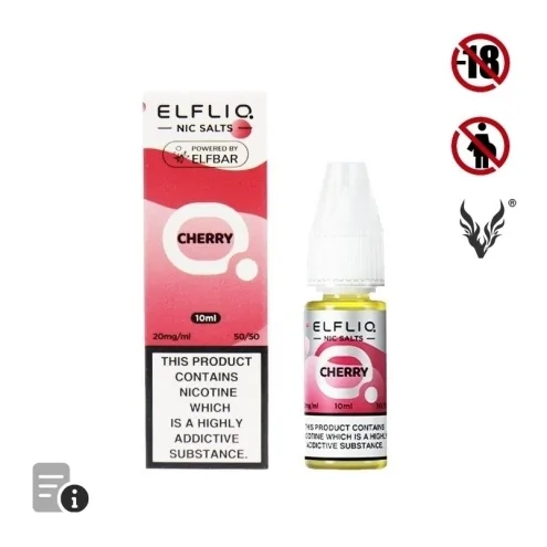 E-liquide Cherry Sels de Nicotine 10ml de ElfLiq par ElfBar
