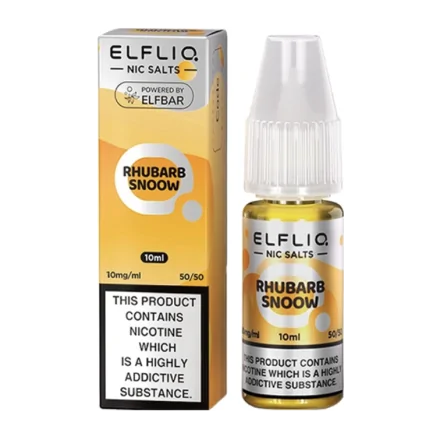 E-liquide Rhubarb Snoow Sels de Nicotine 10ml de ElfLiq par ElfBar