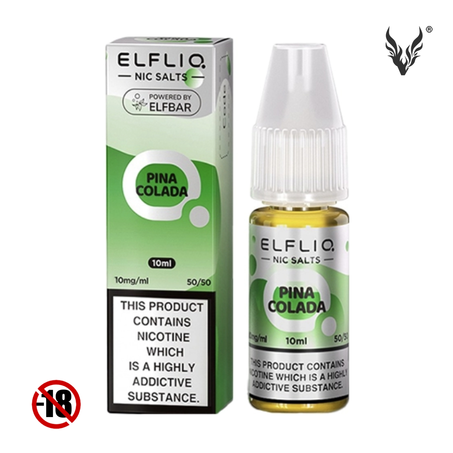 E-liquide Pina Colada Sels de Nicotine 10ml de ElfLiq par ElfBar