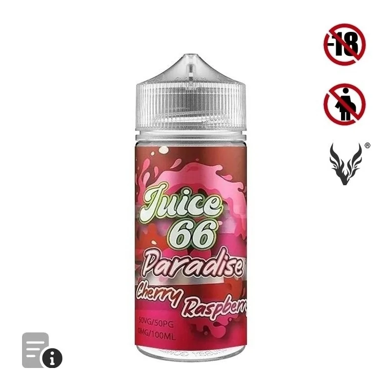 E-liquide Cherry Raspberry 100ml de Juice 66 Paradise par VapAir