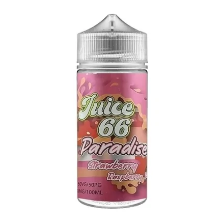 E-liquide Strawberry Raspberry Peach 100ml de Juice 66 Paradise par VapAir