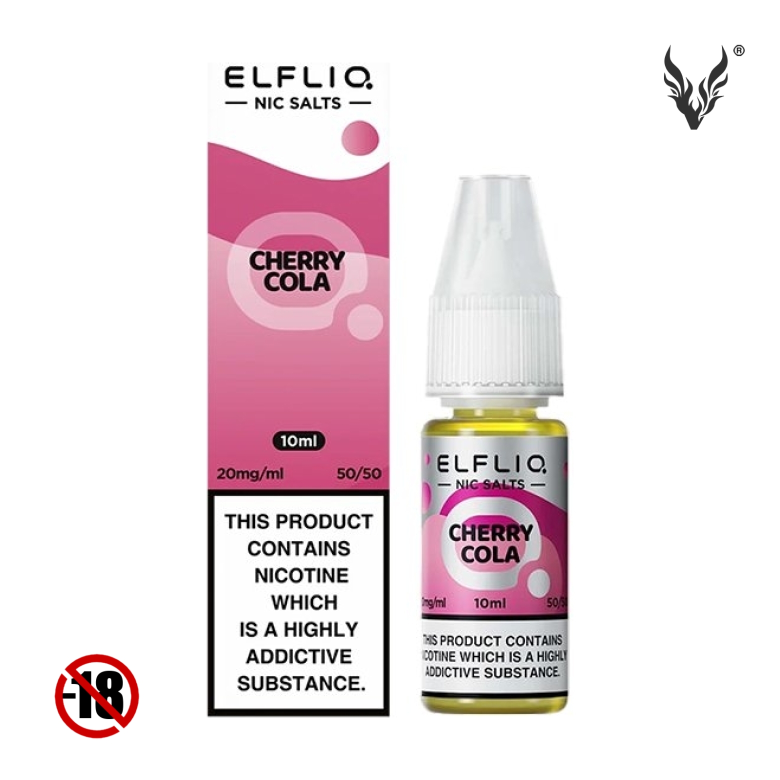E-liquide Cherry Cola Sels de Nicotine 10ml de Elfliq par ElfBar E-liquide Cherry Cola Sels de Nicotine 10ml de Elfliq par ElfBar