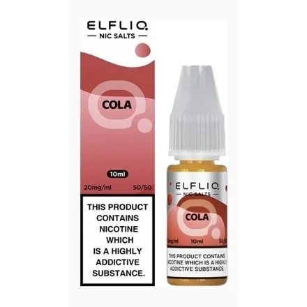 E-liquide Cola Sels de Nicotine 10ml de Elfliq par ElfBar