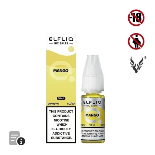 E-liquide Mango Sels de Nicotine 10ml de Elfliq par ElfBar
