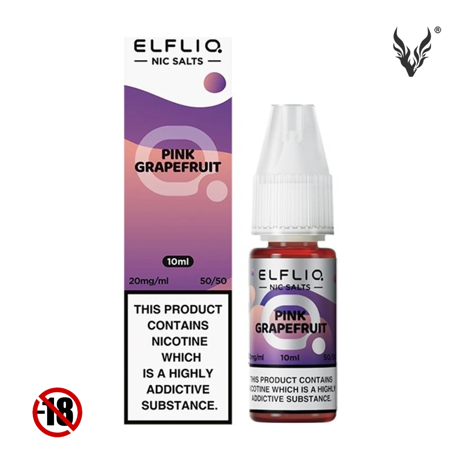 E-liquide Pink Grapefruit Sels de Nicotine 10ml de Elfliq par ElfBar