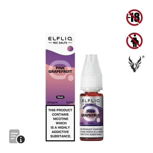 E-liquide Pink Grapefruit Sels de Nicotine 10ml de Elfliq par ElfBar