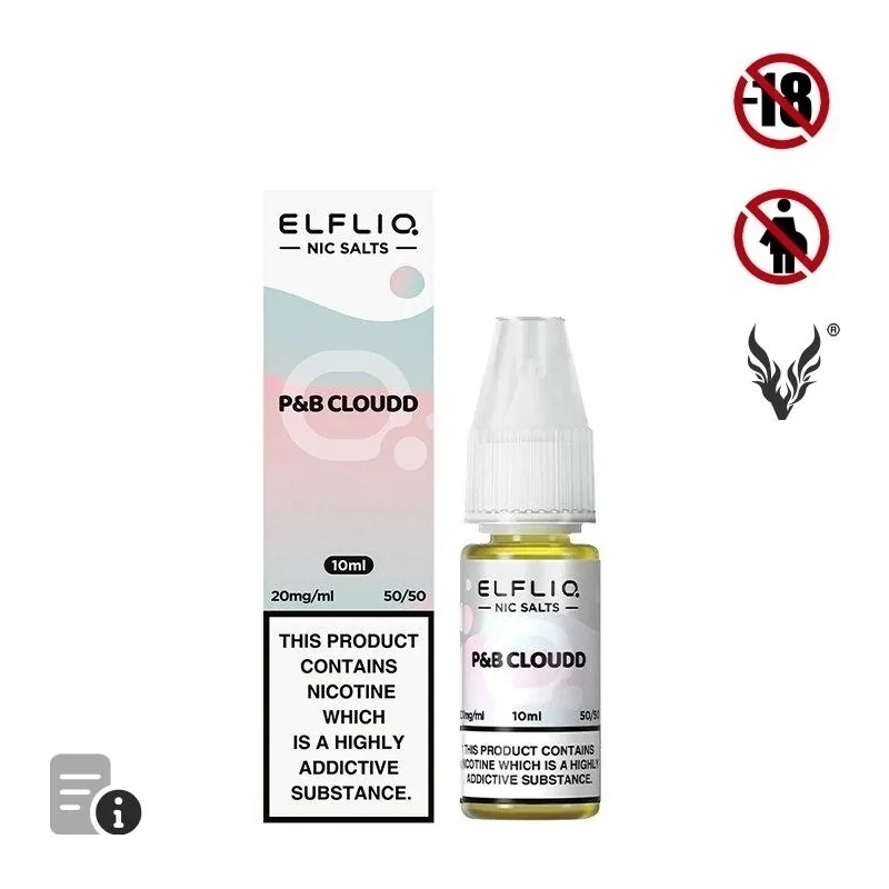 E-liquide P&B Cloudd Sels de Nicotine 10ml de Elfliq par ElfBar