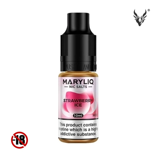 E-liquide Strawberry Ice Sels de Nicotine 10ml de MaryLiq par ElfBar E-liquide Strawberry Ice Sels de Nicotine 10ml de MaryLiq par ElfBar