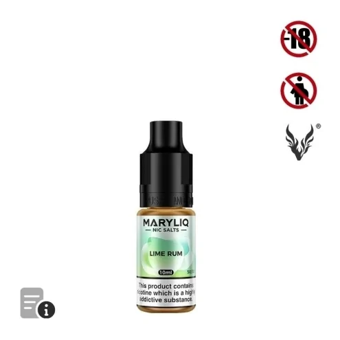 E-liquide Lime Rum Sels de Nicotine 10ml de MaryLiq par ElfBar