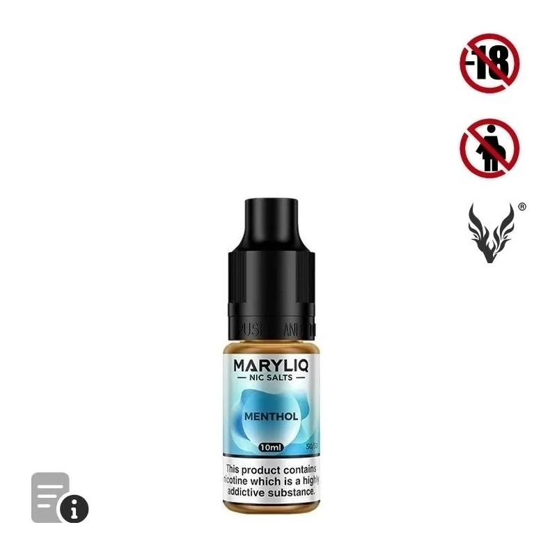 E-liquide Menthol Sels de Nicotine 10ml de MaryLiq par ElfBar