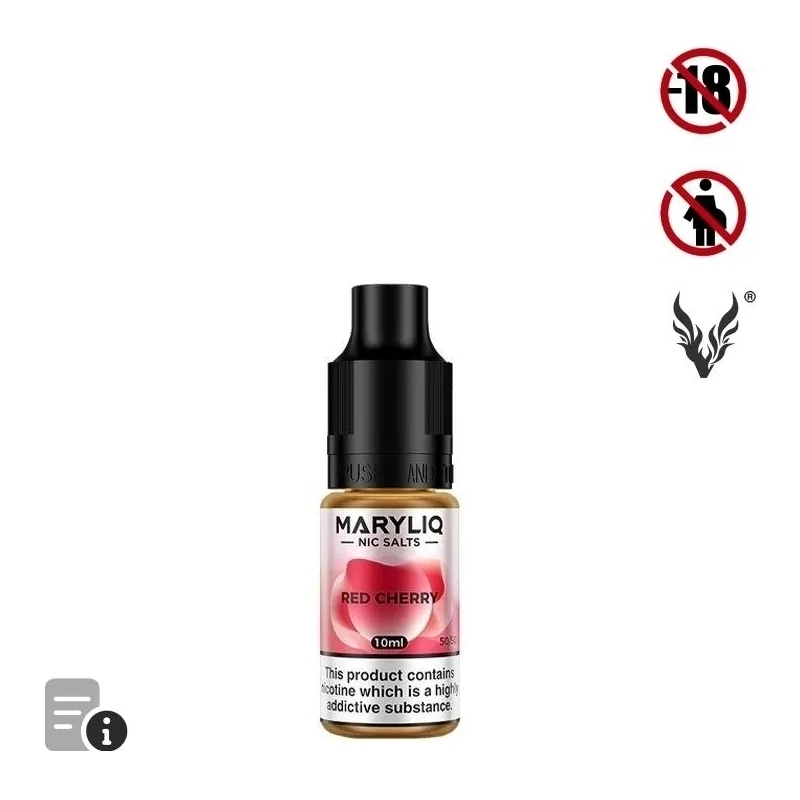E-liquide Red Cherry Sels de Nicotine 10ml  de MaryLiq par ElfBar