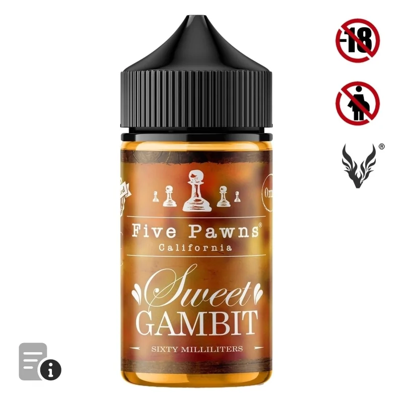 E-liquide Sweet Gambit 50ml de Five Pawns