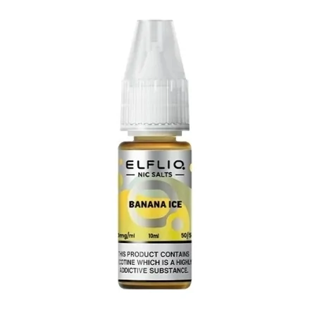E-liquide Banana Ice Sels de Nicotine 10ml de ElfLiq par ElfBar