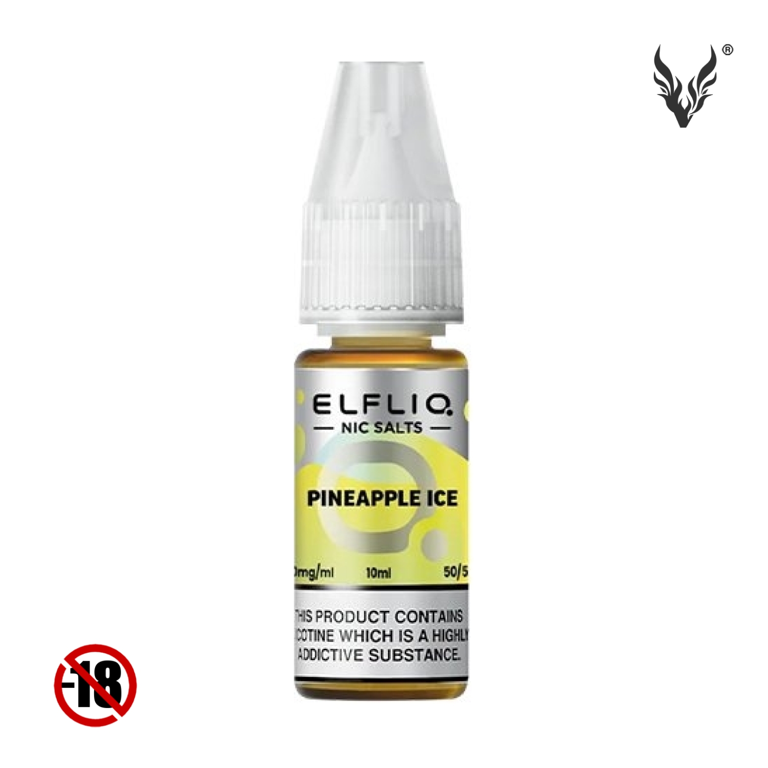 e-liquide elfliq pomme pêche sels de nicotine E-liquide Pineapple Ice Sels de Nicotine 10ml de ElfLiq par ElfBar