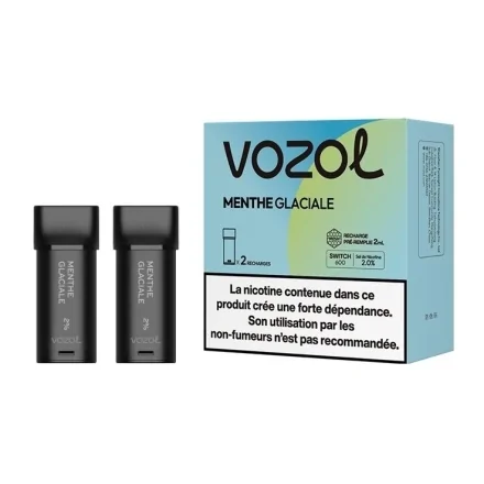 Cartouches Switch Menthe Glaciale de Vozol