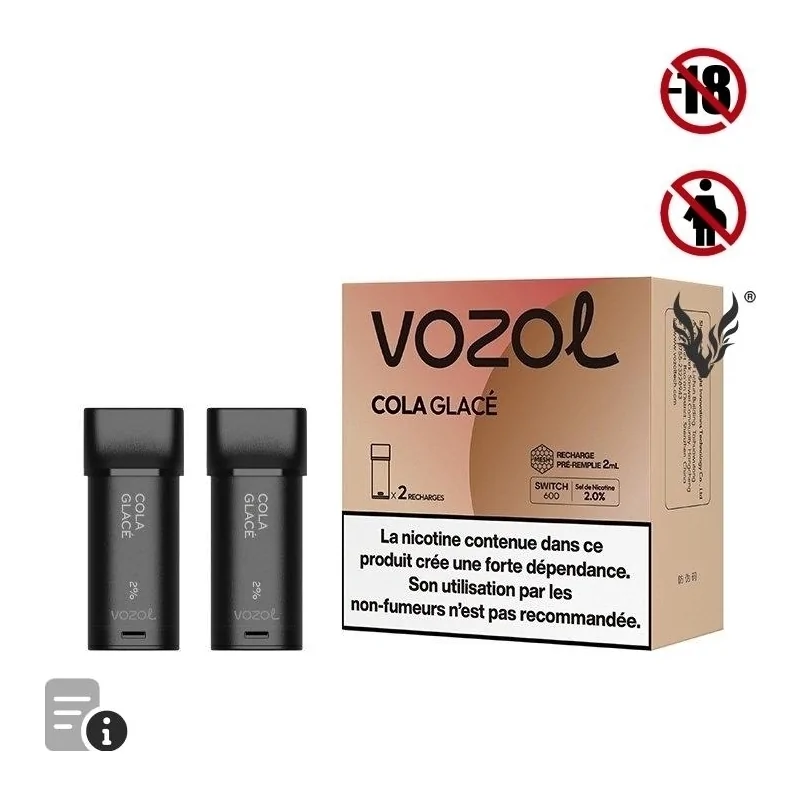 Cartouche Switch Cola Glacé de Vozol
