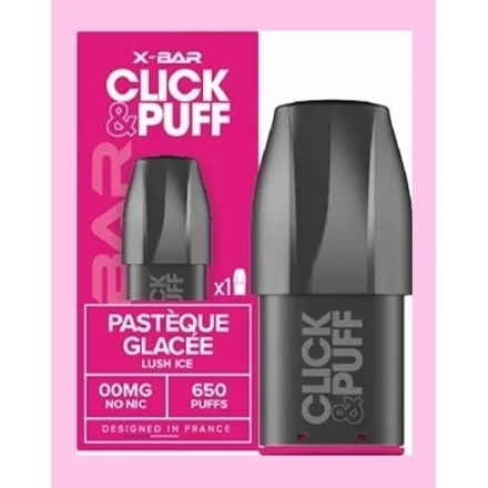 Cartouche Click & Puff Pastèque Glacée de X-Bar