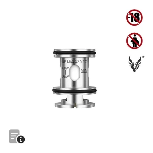 Résistances UB Max X2 0.2 ohm de Lost Vape Résistances UB Max X2 0.2 ohm de Lost Vape