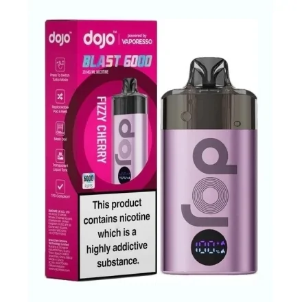 Puff Blast 6000 Fizzy Cherry Dojo de Vaporesso