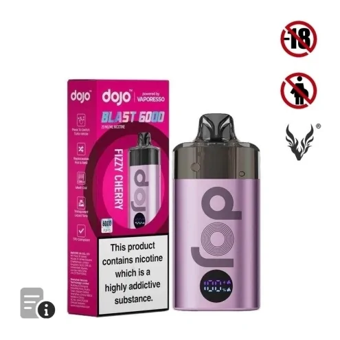 Puff Blast 6000 Fizzy Cherry Dojo de Vaporesso