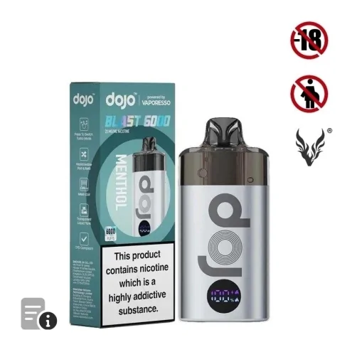 Puff Blast 6000 Menthol Dojo de Vaporesso