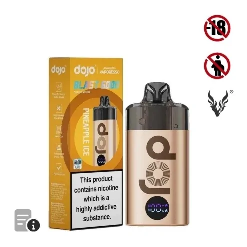 Puff Blast 6000 Pineapple Ice Dojo de Vaporesso Puff Blast 6000 Pineapple Ice Dojo de Vaporesso