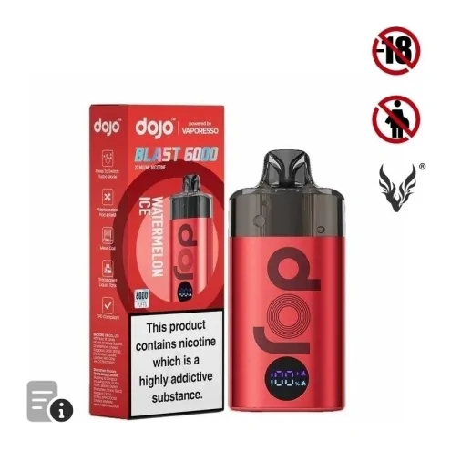 Puff Blast 6000 Watermelon Ice Dojo de Vaporesso Puff Blast 6000 Watermelon Ice Dojo de Vaporesso