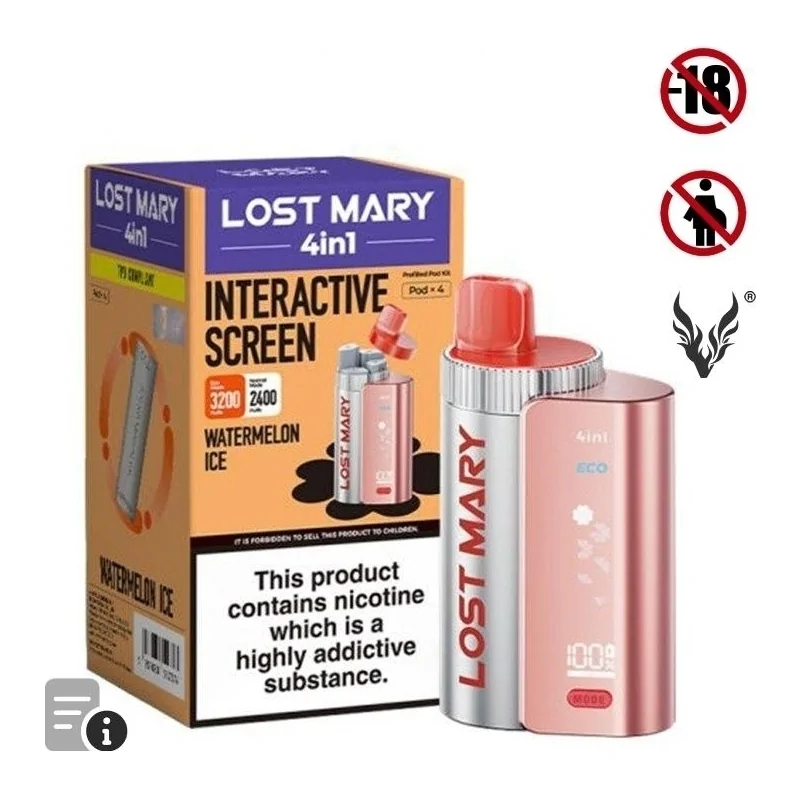 Puff Watermelon Ice 4in1 de Lost Mary