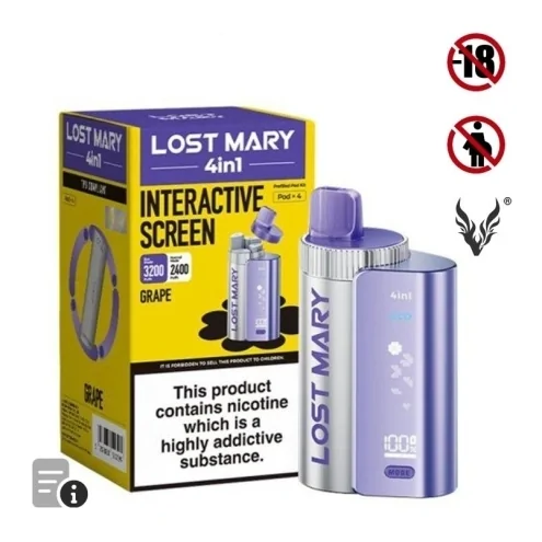 Puff Grape 4in1 de Lost Mary Puff Grape 4in1 de Lost Mary