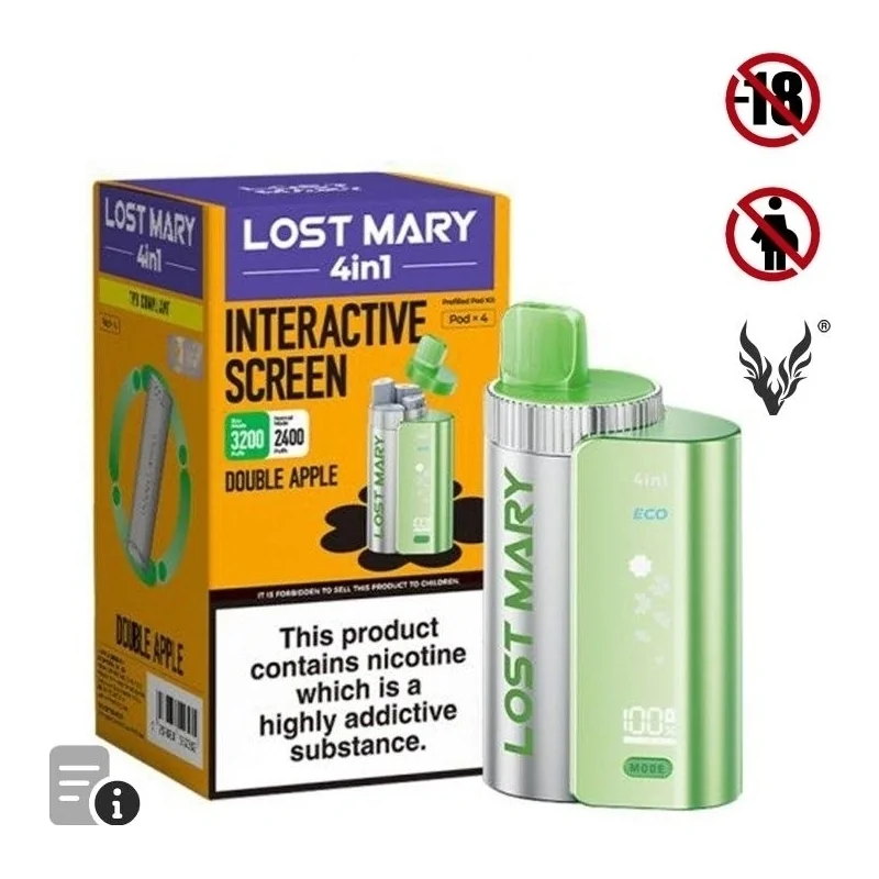Puff Double Apple 4in1 de Lost Mary