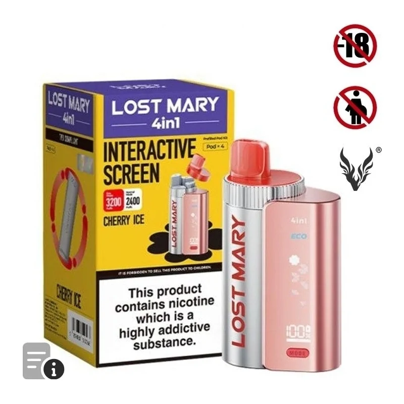 Puff Cherry Ice 4in1 de Lost Mary