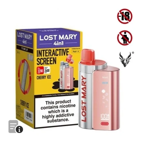 Puff Cherry Ice 4in1 de Lost Mary Puff Cherry Ice 4in1 de Lost Mary