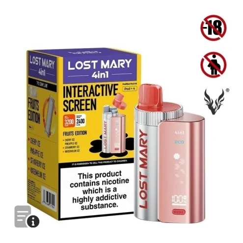 Puff Fruits Edition 4in1 de Lost Mary