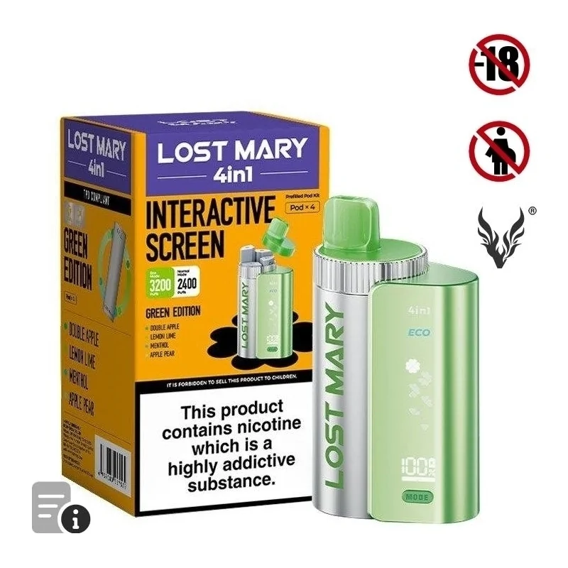 Puff Green Edition 4in1 de Lost Mary