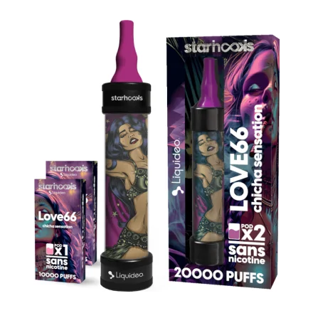 Puff Chicha Love 66 de Starhooks par Liquideo