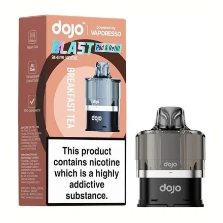 Cartouche Pré-Remplie Blast 6000 Breakfast Tea Dojo de Vaporesso