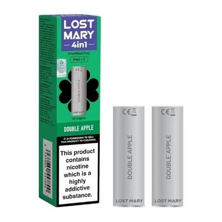 Cartouche Pré-Remplie Double Apple 4in1 de Lost Mary