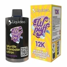 Cartouche Wpuff 12K Myrtille Framboise Citron de Wpuff par Liquideo