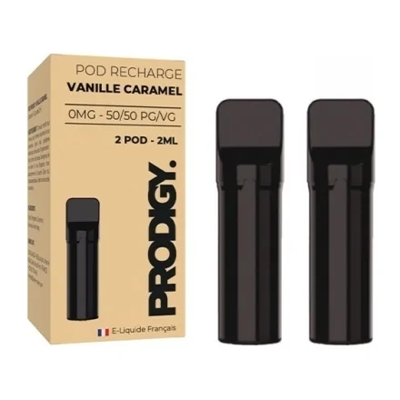 Cartouche Pré-Remplie Vanille Caramel de Prodigy par Vape Maker