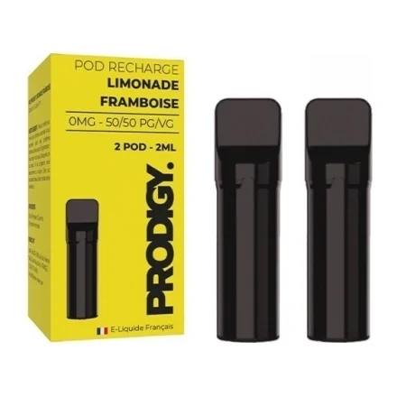 Cartouche Pré-Remplie Limonade Framboise de Prodigy par Vape Maker