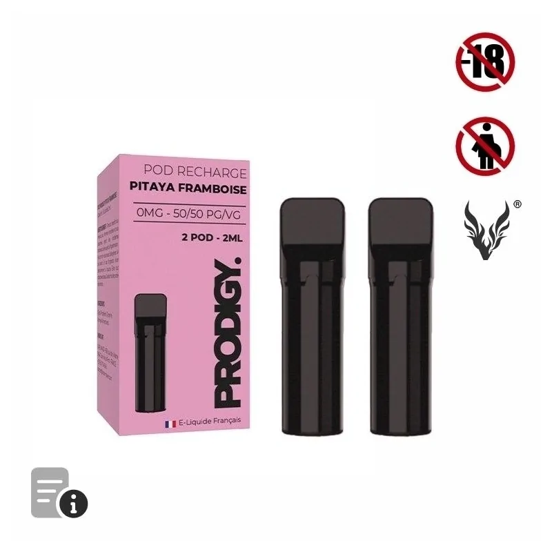 Cartouche Pré-Remplie Pitaya Framboise de Prodigy par Vape Maker