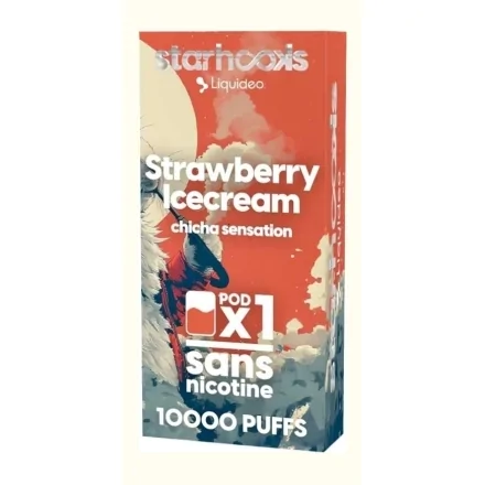 Cartouche Pré-remplie Strawberry Ice Cream de Starhooks par Liquideo